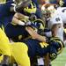 Michigan defense brings down Notre Dame baller carrier wide receiver TJ Jones during the first half at Michigan Stadium on Saturday, September 7, 2013. Melanie Maxwell | AnnArbor.com